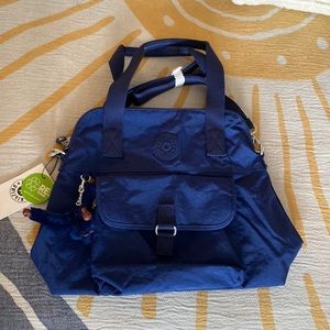 Kipling Pahneiro Ink Blue Tonal Bag